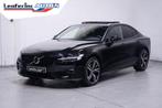 Volvo S60 2.0 B3 R-Design Navi Leder Sportstoelen Schuifdak, Auto's, Automaat, Adaptive Cruise Control, S60, Zwart