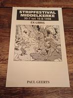 7 ex-librissen stripfestival Middelkerke - 1998, Nieuw, Ophalen of Verzenden, Plaatje, Poster of Sticker, Suske en Wiske