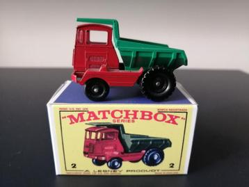 Lesney Matchbox #2 Muir-Hill Dumper in doosje  beschikbaar voor biedingen
