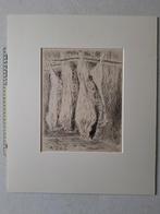 Grote ets Henri Lebasque "Quai d'Orsay" uit 1937, Antiek en Kunst, Ophalen of Verzenden