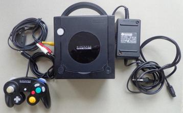 Gamecube Zwart + originele controller + kabels  beschikbaar voor biedingen