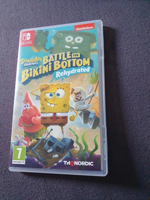 SpongeBob SquarePants: Battle for Bikini Bottom Rehydrated, Consoles de jeu & Jeux vidéo, Jeux | Nintendo Switch, Comme neuf, Autres genres