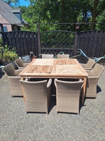 Tuinset 8 personen. beschikbaar voor biedingen