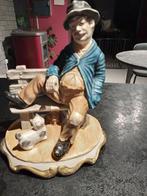 Geweldige zwerverhouding op een bankje, Antiek en Kunst, Curiosa en Brocante