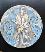 Carreau de céramique persan Qajar antique, XIXe siècle., Enlèvement