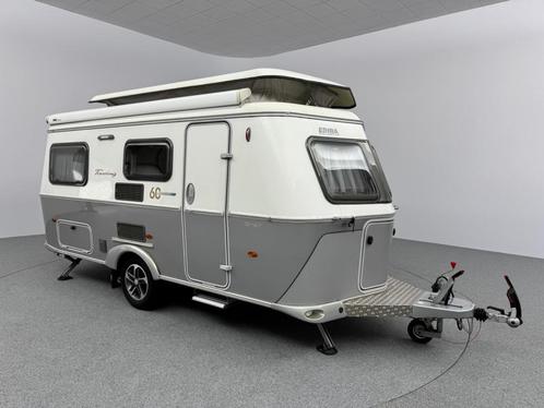 Eriba Touring Troll 542 GT Cassetteluifel Mover Lengte bed, Caravans en Kamperen, Caravans, Overige, Eriba, 2 aparte bedden, 5 tot 6 meter