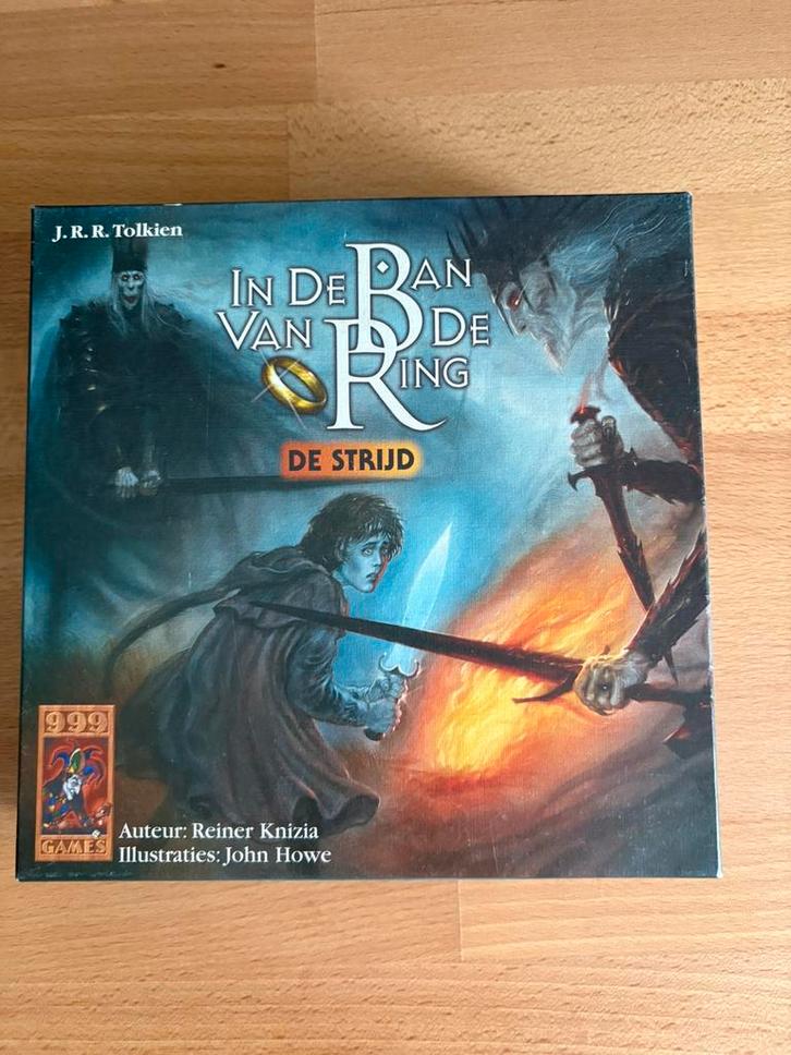 In de ban van de ring: De Strijd, Hobby en Vrije tijd, Gezelschapsspellen | Bordspellen, Zo goed als nieuw, Een of twee spelers
