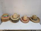 Rieten Cowboy hoeden en rieten hoeden met italiaanse kleuren, Ophalen of Verzenden, Nieuw, 57 cm (M, 7⅛ inch) of minder, Hoed
