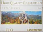 clementoni puzzel 1000 stukjes panorama neuschwanstien, Enlèvement ou Envoi, Neuf