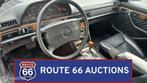 Mercedes-Benz 560 SEL | 1988 | Route 66 Auctions, Auto's, Zwart, Mercedes-Benz, Bedrijf, Handgeschakeld