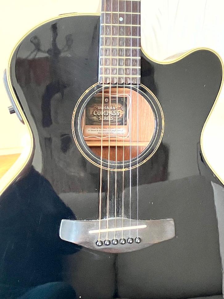 Semi Akoestische gitaar YAMAHA CPX-5-BL, Musique & Instruments, Instruments à corde | Guitares | Acoustiques, Utilisé, Autres types