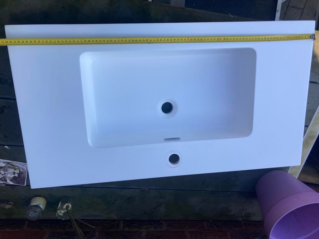 Wastafel Aquazuro Napoli 90 cm – zeer goede staat, Maison & Meubles, Salle de bain | Meubles de Salle de bain, Enlèvement, Comme neuf