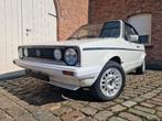 VW Golf 1 Cabrio, Autos, Cuir, Cabriolet, Noir, 2 portes