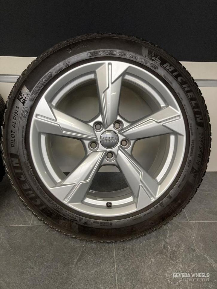 18” originele Audi A6 C8 velgen + winterbanden 5x112    4K0, Auto-onderdelen, Banden en Velgen, Banden en Velgen, Winterbanden