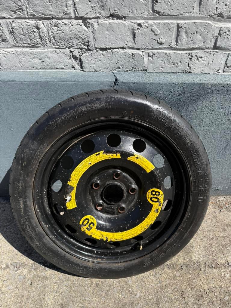 Roue de secours 5par112 125 70 16p vw audi seat skoda, Autos : Pièces & Accessoires, Enlèvement ou Envoi