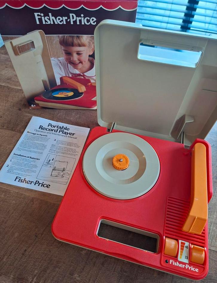 Fisher price platenspeler *retro 1980, Enfants & Bébés, Jouets | Fisher-Price, Enlèvement ou Envoi
