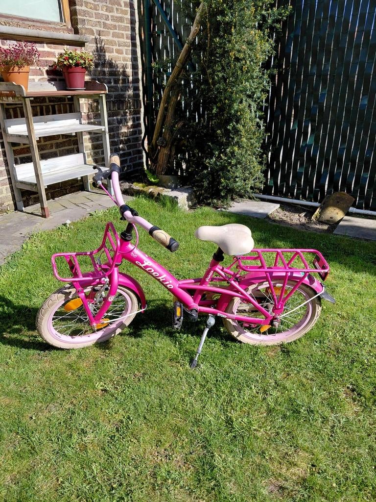 Kinderfiets 16 inch meisje, Fietsen en Brommers, Fietsen | Kinderfietsjes, Ophalen, Velgrem, Loekie, 16 tot 20 inch