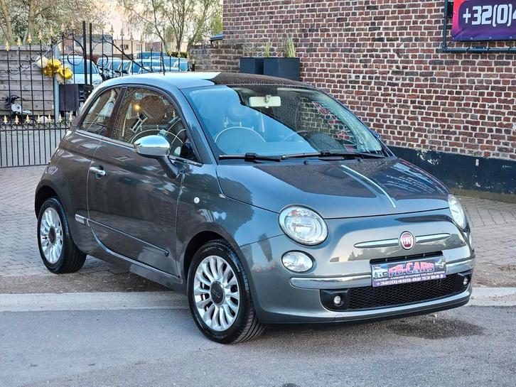 Fiat 500 1.2 Benzine 2015 70pk/Open-Dak/Navi/+ 1j Garantie, Auto's, Fiat, Bedrijf, Te koop, ABS, Airbags, Airconditioning, Bluetooth