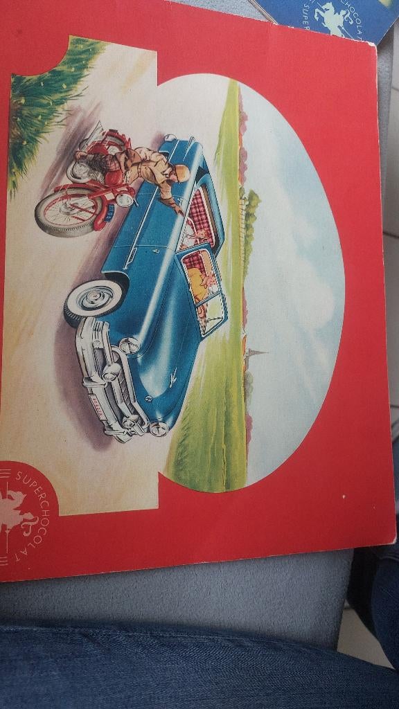 Vintage verzamelalbum auto's/ motoren, Livres, Livres d'images & Albums d'images, Enlèvement, Utilisé, Album d'images