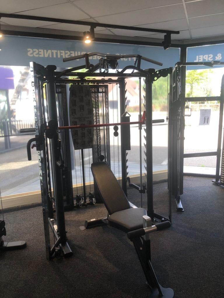 Inspire SCS Krachtstation met trainingsbank - Nieuw in doos, Benen, Krachtstation, Nieuw, Ophalen of Verzenden