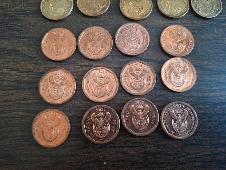 Zuid Afrika alle 10 cents vanaf 1992, Timbres & Monnaies, Monnaies | Afrique, Série, Afrique du Sud, Envoi