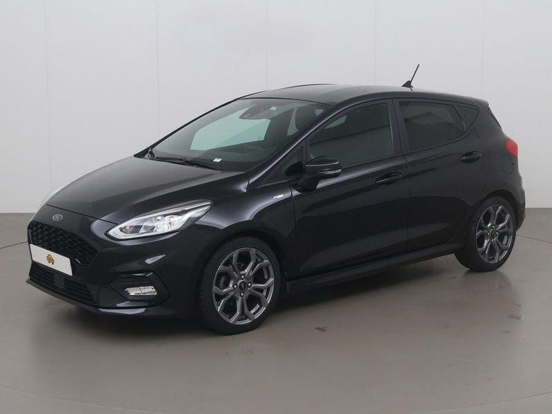 Ford Fiesta ecoboost st-line 125 AT, Auto's, Ford, Automaat, Gebruikt, 1236 kg, Overige bekleding