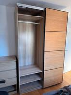 IKEA PAX Kledingkast– FJELLHAMAR Bamboe Schuifdeuren, 200 cm ou plus, Comme neuf, Enlèvement, Plusieurs portes