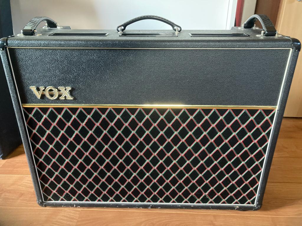 VOX AC30 TBR Model 1007 met flight case (blue speakers !), Musique & Instruments, Enlèvement