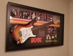 AC/DC ingelijste gitaar met handtekening originele bandleden, Verzamelen, Muziek, Artiesten en Beroemdheden, Ophalen, Nieuw, Instrument of Accessoires