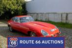 Jaguar E-Type Series 1 Coupe | 1964 | Route 66 Auctions, Auto's, Zwart, Bedrijf, Handgeschakeld, Overige carrosserie