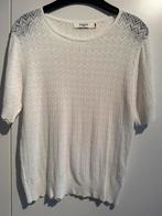 Daphnea Paris bloesje creme S/M, Kleding | Dames, Beige, Ophalen of Verzenden, Zo goed als nieuw, Korte mouw