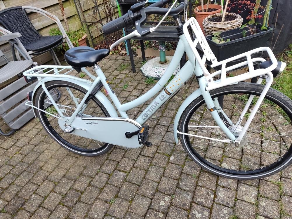 Meisjesfiets Cortona U4,24inch,3v,Naaf(8j-12j), Vélos & Vélomoteurs, Cortina U4,3v,24inch,Naafdynamo, 24 pouces, Comme neuf, Enlèvement