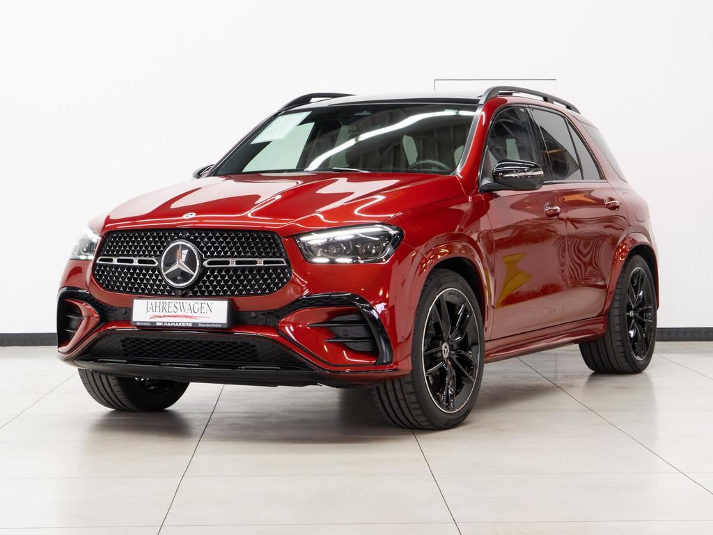 Mercedes-Benz GLE 350 de 4M AMG Premium Night 22" PANO Distr, Auto's, Automaat, Gebruikt, Zwart, 4 cilinders
