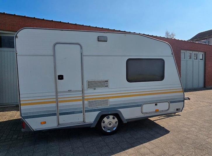 Caravan KNAUS SÜDWIND bouwjaar 1991, gerenoveerd., Caravanes & Camping, Caravanes, Particulier, Knaus, Auvent, Auvent, Enlèvement
