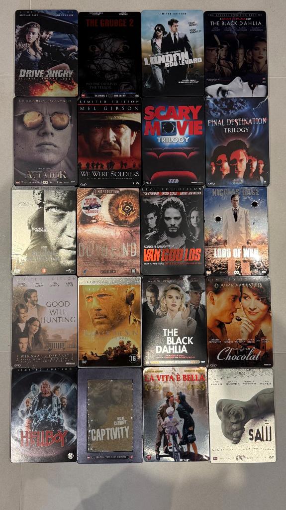 Lot Steelbox dvd’s, Alle leeftijden, Ophalen, Zo goed als nieuw, Overige gebieden