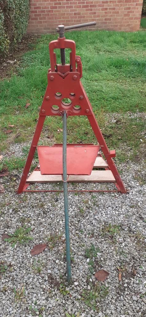 table de plombier complète filliere 1/2 3/4 1, Bricolage & Construction, Chauffage & Radiateurs, Utilisé, Enlèvement