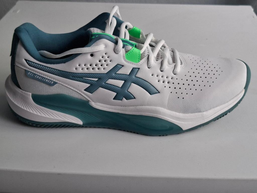 Asics Gel-Challenger 15 Padel - maat 45 - zo goed als nieuw, Vêtements | Hommes, Chaussures, Comme neuf, Chaussures de sport, Blanc