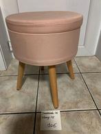 Poef roze, Huis en Inrichting, Zetels | Voetbanken en poefs, Ophalen, Zo goed als nieuw
