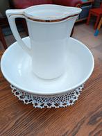 Vintage lampet set , made in Belgium, kom van Nimy jaar 1900, Antiek en Kunst, Antiek | Keramiek en Aardewerk, Ophalen