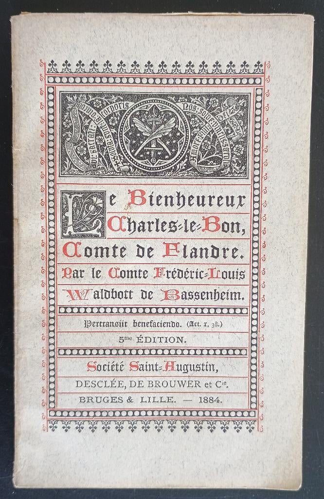Le Bienheureux Charles le Bon, Comte de Flandre, Antiquités & Art, Enlèvement ou Envoi