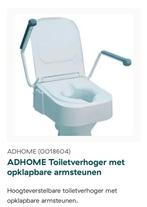 Toilet verhoger met opklapbare armsteunen, Ophalen, Zo goed als nieuw