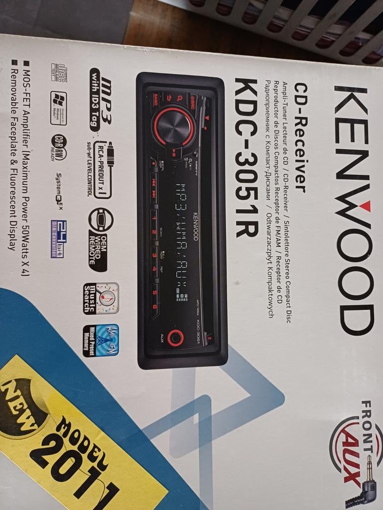 Autoradio kenwood, Ophalen