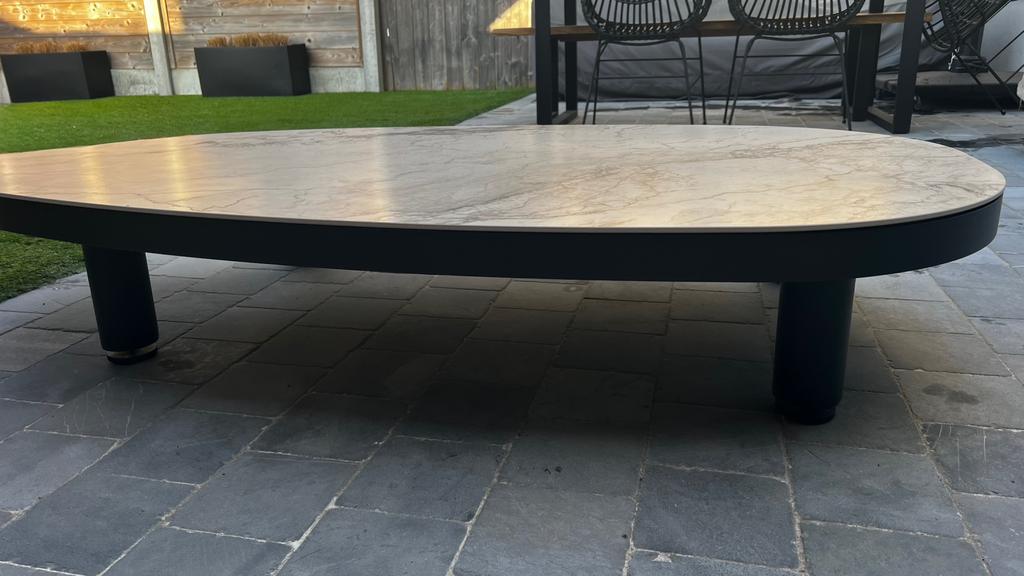 Bristol à la carte Donato loungetafel, Ophalen, Zo goed als nieuw, Ovaal, Aluminium