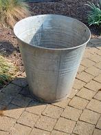 zinken emmer, Tuin en Terras, Ophalen, Overige materialen, Gebruikt, Rond