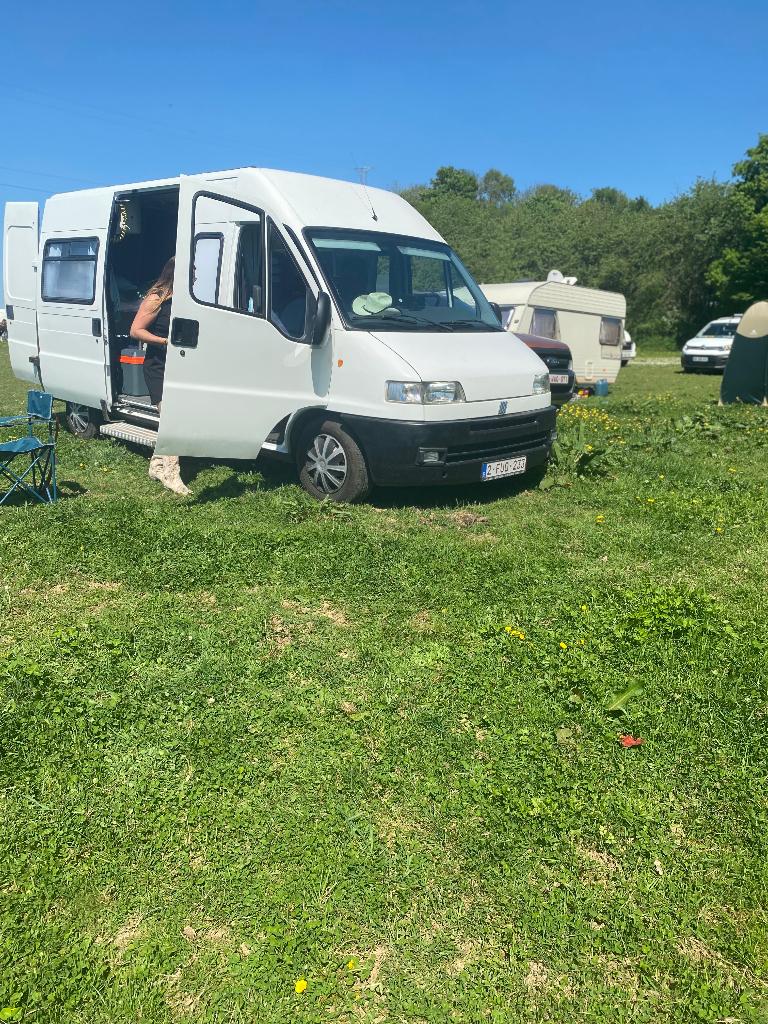 Fiat Ducato kampeerwagen te koop, Caravanes & Camping, Camping-cars, Particulier, jusqu'à 2, Modèle Bus ou Fourgon aménagé, Fiat