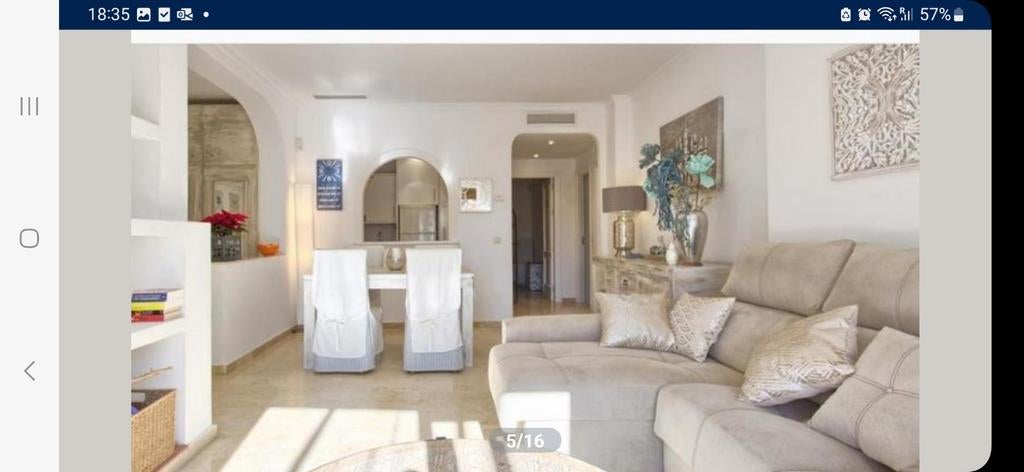 Estepona app aan zee,2 slpk 2 badk,22/5 t 30/5 ,14/6tot29/6, Vacances, Maisons de vacances | Espagne, Mer, TV, Piscine