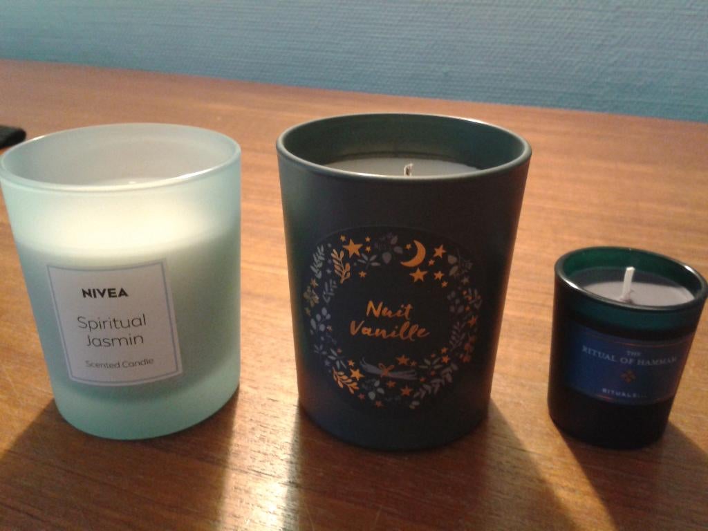 3x geurkaarsen - nieuw, Ophalen of Verzenden, Nieuw