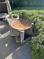 Vuurschaal Ø60 cm met massieve blauwstenen voet, Enlèvement, Comme neuf