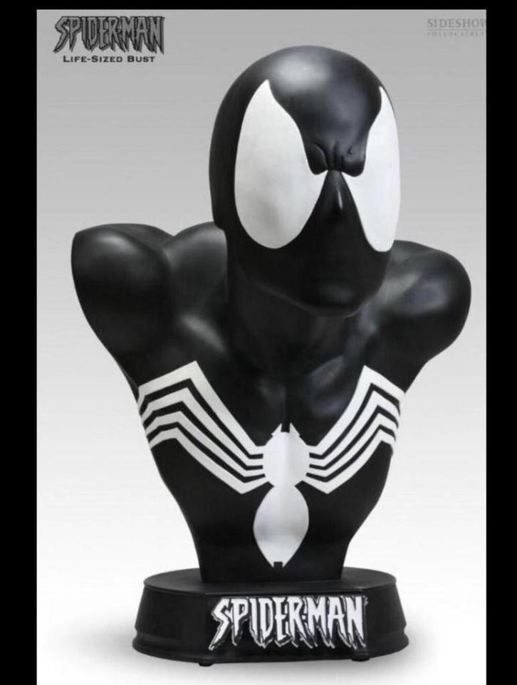 Spider-Man Symbiont beeld borstbeeld 1/1 Sideshow, Verzamelen, Beelden en Beeldjes, Zo goed als nieuw, Overige typen, Ophalen of Verzenden