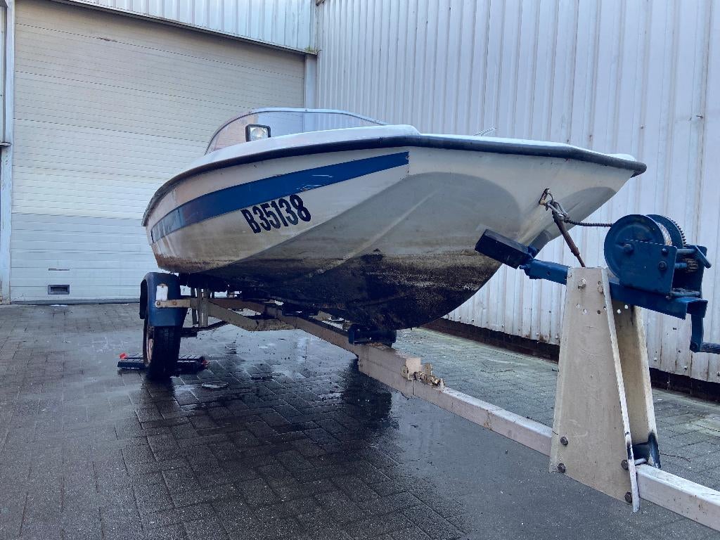 Polyester boot, Enlèvement, Utilisé, Moteur hors-bord, Polyester